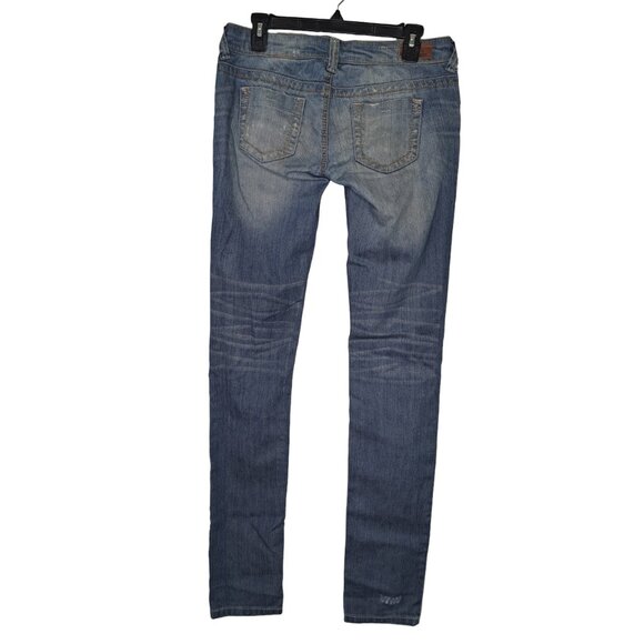 Standards & Practices Light Wash Distressed Destroyed Jeans Size 3 37 - Picture 3 of 9